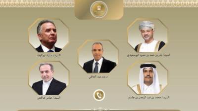 اتصالات مكثفة بين وزير الخارجية ونظرائه في قطر وعمان وإيران والمبعوث الأمريكي الخاص للشرق الأوسط للدفع بمسار التهدئة