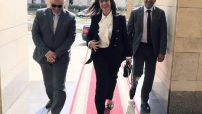 وزيرة الثقافة تلتقي قيادات الوزارة والعاملين بها بالعاصمة الجديدة