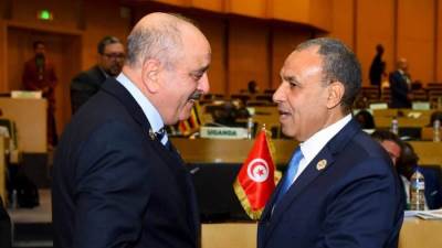 وزير الخارجية يعقد سلسلة لقاءات مع نظرائه الأفارقة على هامش اجتماعات المجلس التنفيذي للإتحاد الافريقي