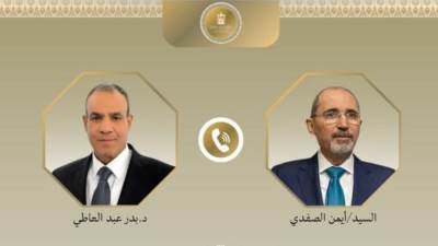 اتصال هاتفي بين وزير الخارجية ونائب رئيس الوزراء ووزير الخارجية الأردني