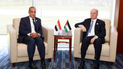 وزير الخارجية يلتقي رئيس وزراء دولة فلسطين على هامش القمة الأفريقية في أديس أبابا