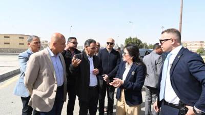 وزيرة الإسكان تتفقد مشروع المحطة الوسيطة للمخلفات بالمنطقة الصناعية الأولى بمدينة العبور