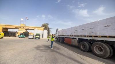 صندوق تحيا مصر وبيت الزكاة والصدقات يعلنان دخول 780 طن من المواد الغذائية إلى قطاع غزة ضمن القافلة الإنسانية الشاملة