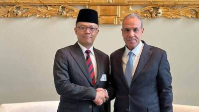 وزير الخارجية يلتقي نظيره الإندونيسي في نيويورك