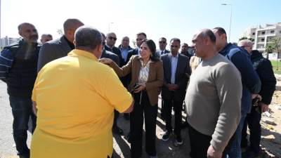 استجابة فورية لطلبات أحد المواطنين عقب لقاءه وزيرة الإسكان بجولتها بمدينة الشروق