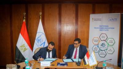 المعهد القومي للاتصالات يوقّع بروتوكولي تعاون مع شركتى «أوبسيرا» و«أريب» لتأهيل كوادر رقمية متخصصة
