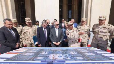 وزير العدل يتفقد مشروع مدينة العدالة بالعاصمة الجديدة