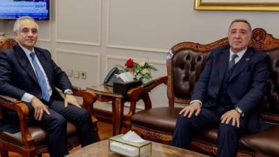 وزير العدل يستقبل رئيس المحكمة الدستورية العليا