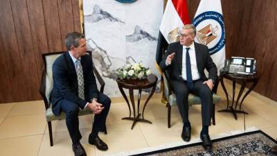 وزير البترول يبحث مع رئيس كابريكورن البريطانية زيادة استثماراتها في مصر
