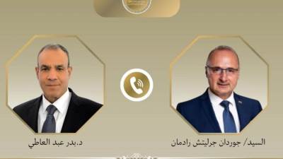 وزير الخارجية يبحث مع نظيره الكرواتي التصعيد العسكري في المنطقة