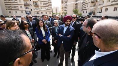 رئيس مجموعة البنك الدولي يزور وحدات المبادرة الرئاسية "سكن لكل المصريين" بمدينة العاشر من رمضان