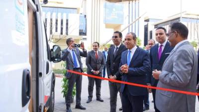 افتتاح وتشغيل مكتب تصديقات متنقل بالعاصمة الجديدة