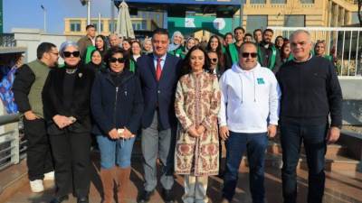 وزيرة التضامن تتفقد مائدة الإفطار الجماعي لمؤسسة «مصر الخير» لـ1500 صائم