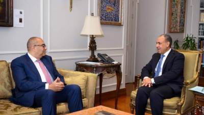 وزير الخارجية يستقبل المبعوث الخاص للأمم المتحدة لتمويل التنمية