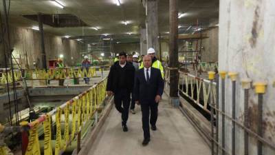 وزير النقل يتفقد محطة الملك الصالح بمشروع المرحلة الأولى للخط الرابع للمترو لمتابعة التقدم في معدلات تنفيذ المشروع