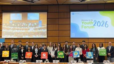 متطوعة بصندوق مكافحة وعلاج الإدمان تشارك في منتدى   الشباب الدولي للوقاية من المخدرات المنعقد على هامش اجتماعات اللجنة الدولية للرقابة على المخدرات بمقر الأمم المتحدة بفيينا 