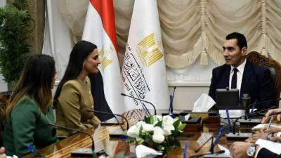 وزير الرياضة يستقبل مجلس إدارة الاتحاد المصري للإسكواش