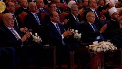 الرئيس السيسى: "دولة التلاوة" نجح فى جمع الأسرة المصرية على مائدة الجمال والذوق الرفيع