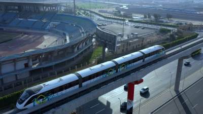 الرئيس عبد الفتاح السيسي يفتتح مشروع مونوريل شرق النيل