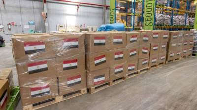 مصر تُرسل ما يصل إلى نحو 1000 طن من المساعدات الإغاثية العاجلة إلى لبنان الشقيق