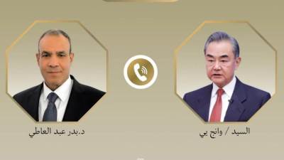 وزيرا خارجية مصر والصين يبحثان تطورات التصعيد في المنطقة