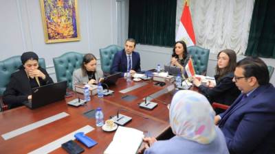 وزيرة التضامن الاجتماعي تترأس اجتماع الدورة غير العادية للمكتب التنفيذي لمجلس وزراء الشؤون الاجتماعية العرب عبر تقنية الفيديو كونفرانس 