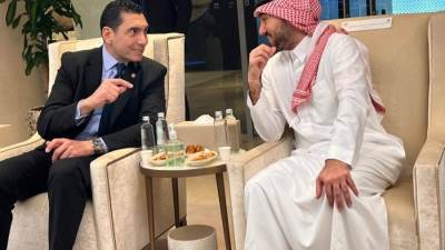 وزير الشباب والرياضة يلتقي نظيره السعودي لتوطيد التعاون على المستوي الشبابي والرياضي