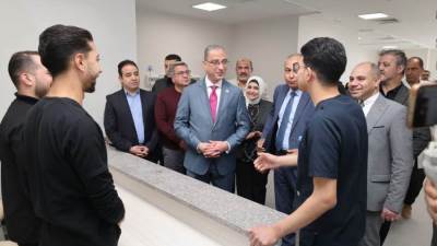 محافظ الجيزة يتفقد التجهيزات النهائية داخل مستشفى بولاق الدكرور قبل افتتاحها رسمياً