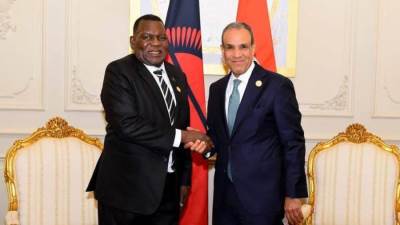 وزير الخارجية يلتقي نظيره المالاوي لبحث سبل تعزيز العلاقات الثنائية