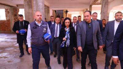 وزيرة التضامن تتفقد مقر «مركز الانتصار» للمشورة والدعم النفسي والاجتماعي للأطفال تحت الإنشاء