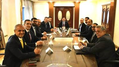 وزير الشباب والرياضة يستقبل مجلس إدارة اتحاد البادل لبحث خطة العمل بالاتحاد والاستعدادات لبطولة نيو جيزة الدولية