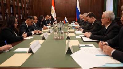 وزير الخارجية يناقش مع مجلس الأمن القومي الروسي تطورات الأوضاع في منطقة القرن الأفريقي