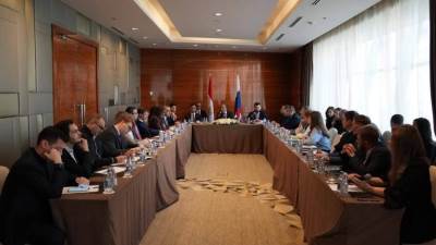 وزير الخارجية يلتقي ممثلي كبرى الشركات الروسية بمشاركة نائب وزير الصناعة والتجارة