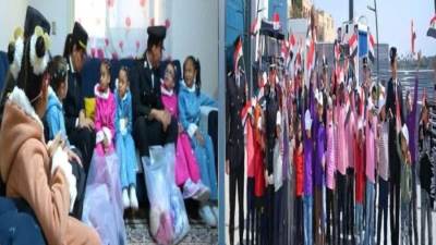 وزارة الداخلية تشارك الأطفال الاحتفال بـ يوم اليتيم