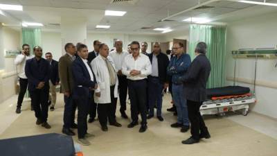 وزير الصحة يتفقد المبنى الجديد بمستشفى صدر العباسية ويوجه بسرعة تجهيزه تمهيداً لافتتاحه خلال أيام