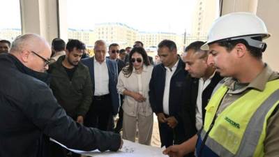 في ختام جولتها اليوم: وزيرة الإسكان تتفقد الحي اللاتيني ومركز المؤتمرات والمعارض بمدينة العلمين الجديدة