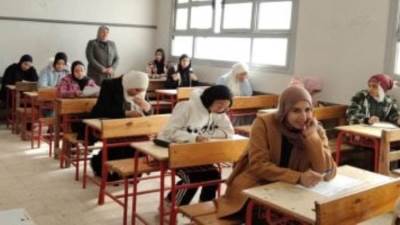 انطلاق امتحانات الشهر المؤجلة لصفوف النقل فى مدارس الجيزة