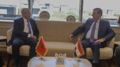 وزير الزراعة يبحث مع نظيره المغربي آفاق التكامل وتعزيز الاستثمارات الزراعية المشتركة