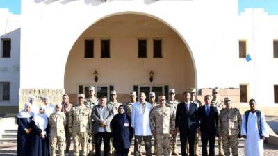 القوات المسلحة تدفع عددًا من اللجان التجنيدية لإنهاء المواقف التجنيدية للمواطنين بالمناطق الحدودية 