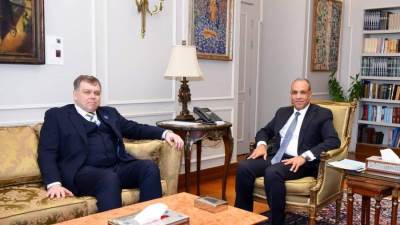 وزير الخارجية يستقبل رئيس البرلمان الإستوني