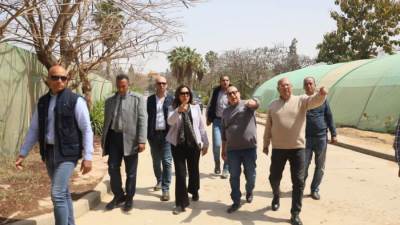 وزيرة التنمية والبيئة تتفقد المشتل المركزي للوزارة بالقاهرة الجديدة للوقوف على الوضع الحالي له