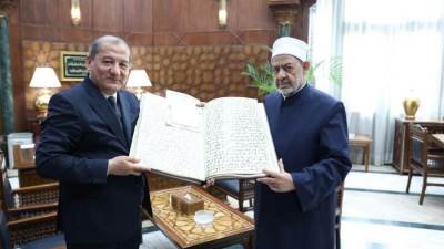 شيخ الأزهر يستقبل وفدًا أوزبكيًّا رفيع المستوى لبحث تعزيز التعاون العلمي والدعوي