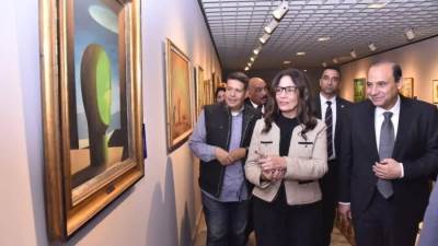 وزيرة الثقافة تفتتح معرض "كنوز مقتنيات الأوبرا التشكيلية" بالتزامن مع حفل الموسيقار عمر خيرت بالأوبرا