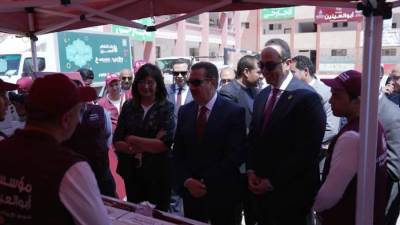 رئيس هيئة الرعاية الصحية يلتقي محافظ بورسعيد ورئيسة الأمانة الفنية للتحالف الوطني للعمل الأهلي التنموي.. ويدشنون قافلة "إيد واحدة" لدعم الفئات الأولى بالرعاية وتعزيز شبكات الحماية الاجتماعية