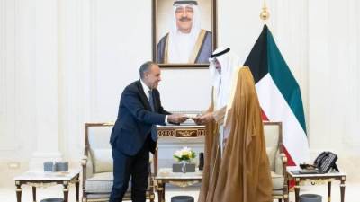 وزير الخارجية يلتقي مع سمو الشيخ صباح خالد الحمد المبارك الصباح ولي عهد دولة الكويت الشقيقة