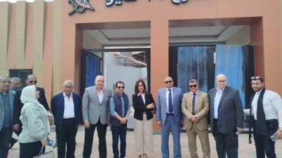 وزيرة الثقافة تتفقد مسرح وسيرك 15 مايو تمهيدًا لافتتاحه الشهر المقبل