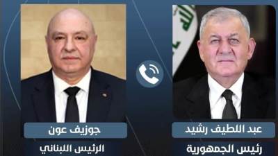 رئيس العراق يؤكد تضامن العراق مع الشعب اللبناني وإدانته لما يتعرض من عدوان