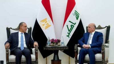 وزير الخارجية يبحث مع نظيره العراقي في بغداد العلاقات الثنائية والتطورات الإقليمية