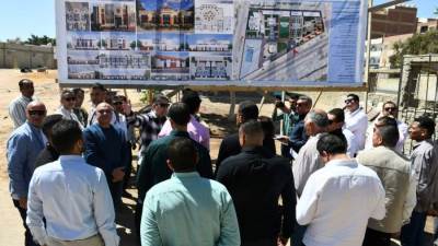 وزير الشباب ومحافظ البحر الأحمر يتفقدان الأعمال الإنشائية بمعسكر الشباب بسفاجا