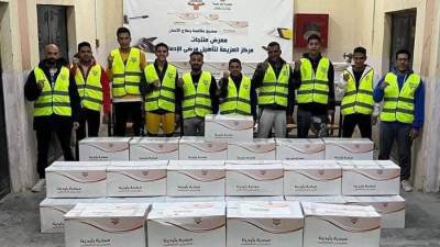 صندوق مكافحة الإدمان يسلم دفعة جديدة من منتجات المتعافين من تصنيع الملابس الجاهزة بعدد 1200 قطعة